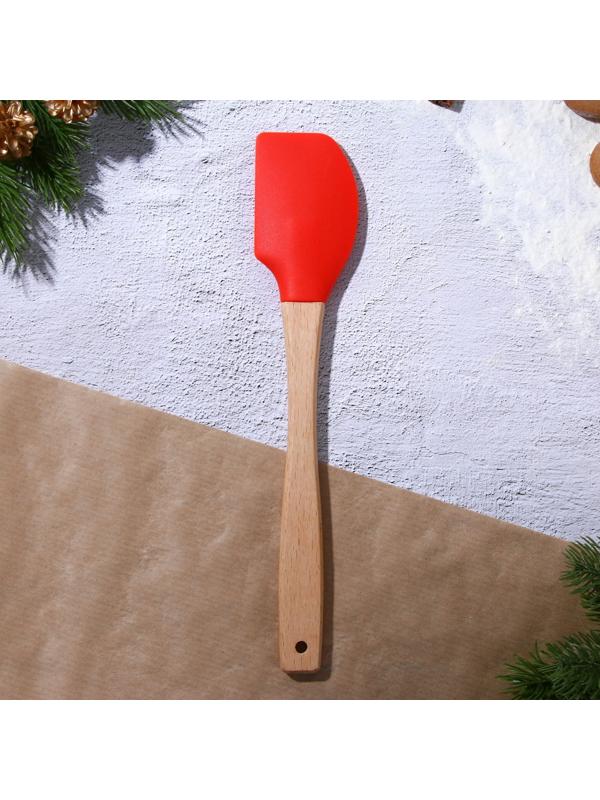 Лопатка силиконовая «Олени», 26 х 5 см