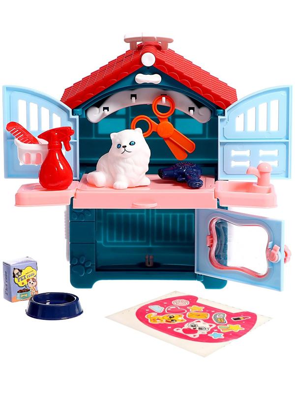 Игровой набор «Кошкин дом», питомец с аксессуарами, МИКС