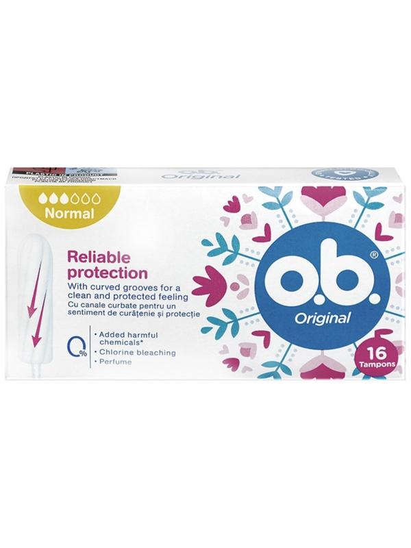 Тампоны гигиенические женские O.B. Original Normal, 16 шт