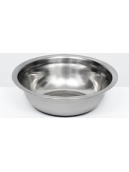 Миска металлическая эконом, 0,4 л, 15 х 4,5 см