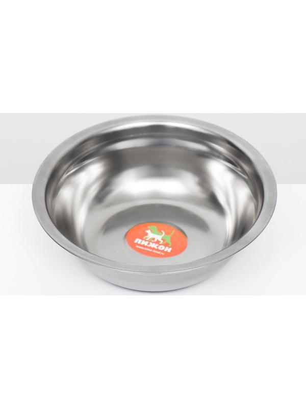 Миска металлическая эконом, 0,4 л, 15 х 4,5 см