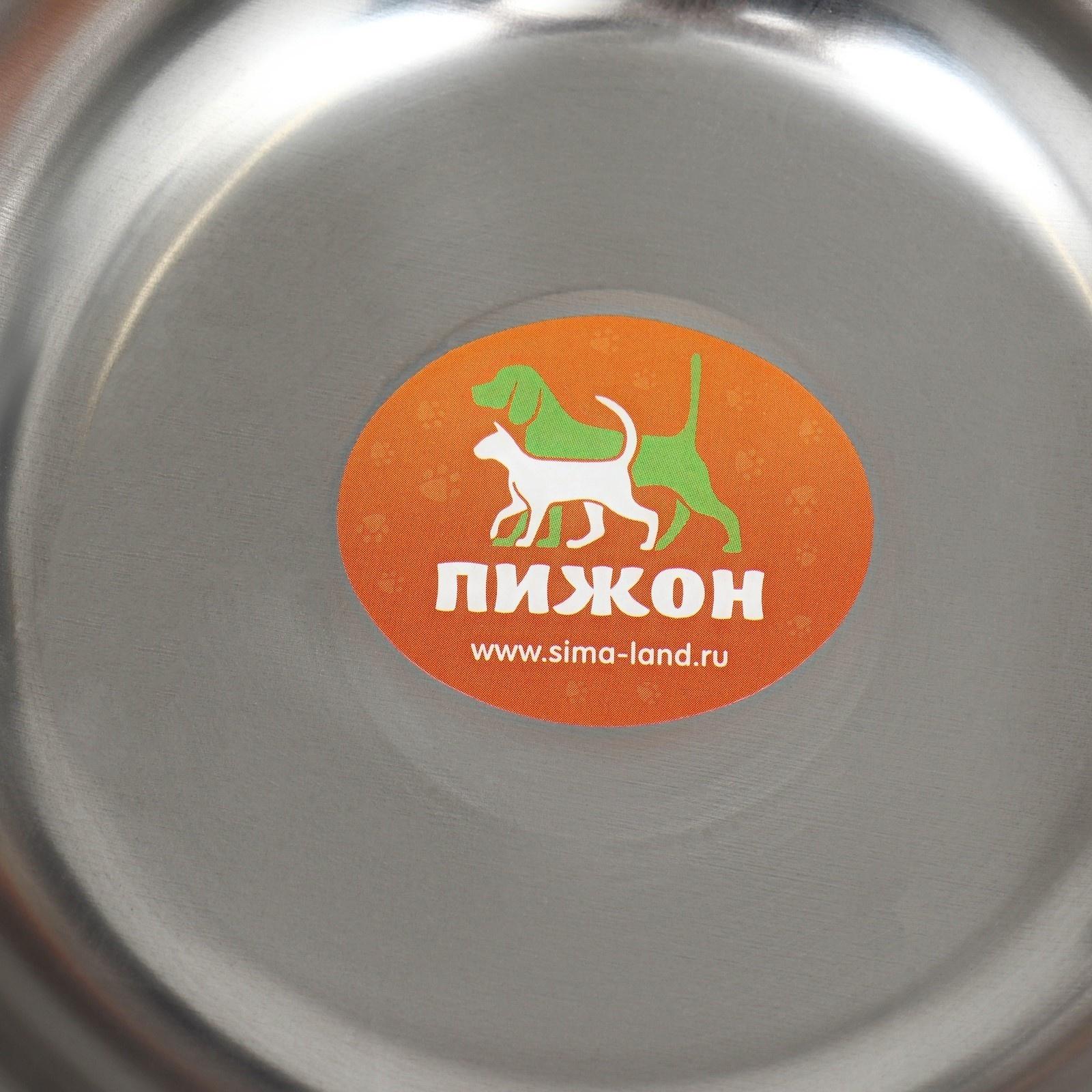 Миска металлическая эконом, 1,5 л, 25 х 6 см