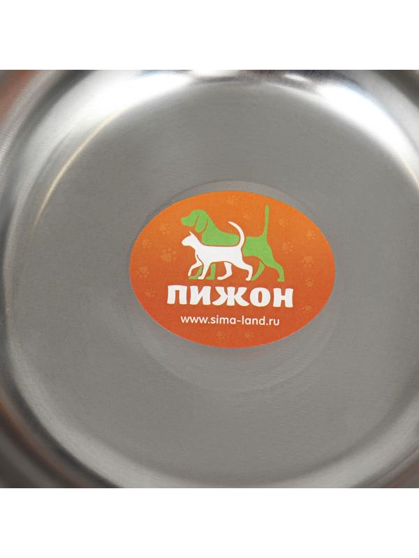 Миска металлическая эконом, 1,5 л, 25 х 6 см