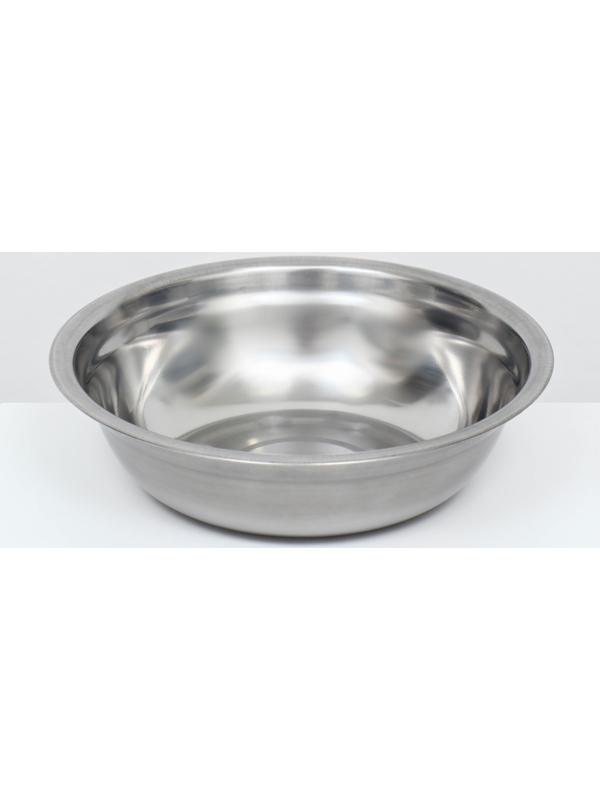 Миска металлическая эконом, 1,5 л, 25 х 6 см