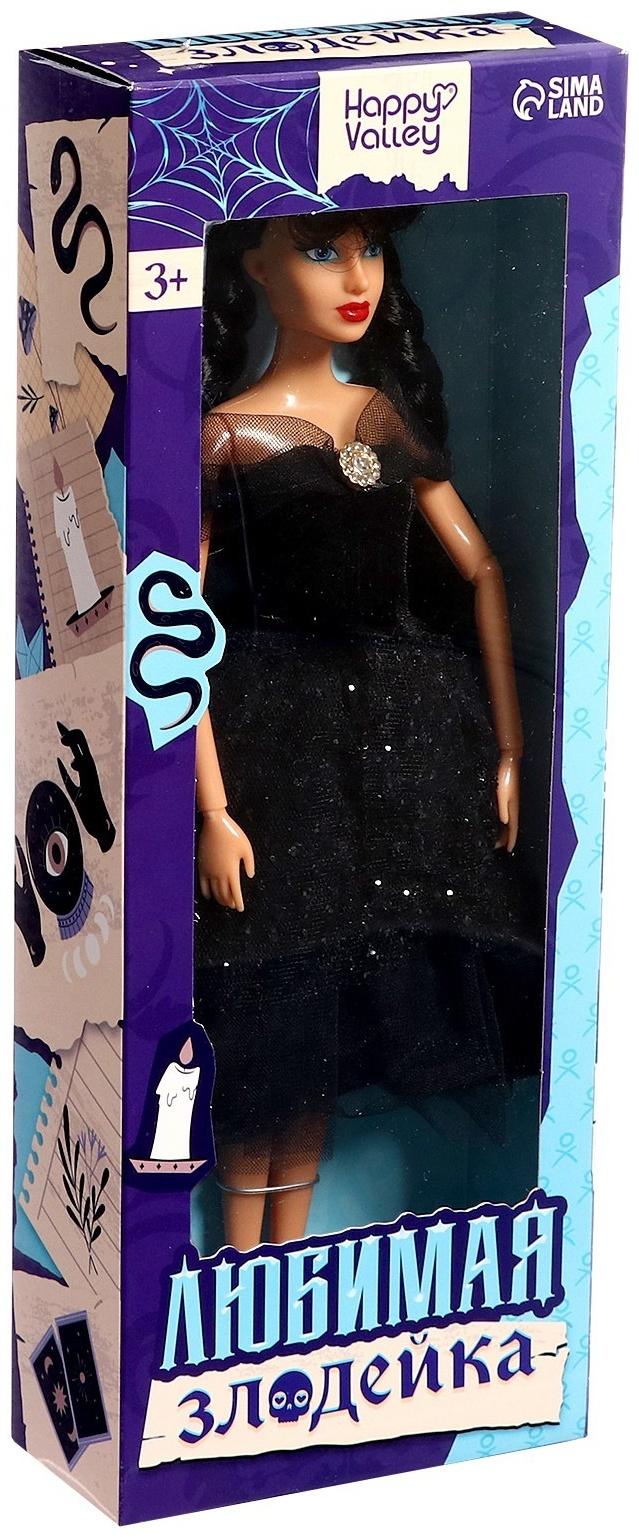 Кукла-модель шарнирная «Любимая злодейка» с косичками