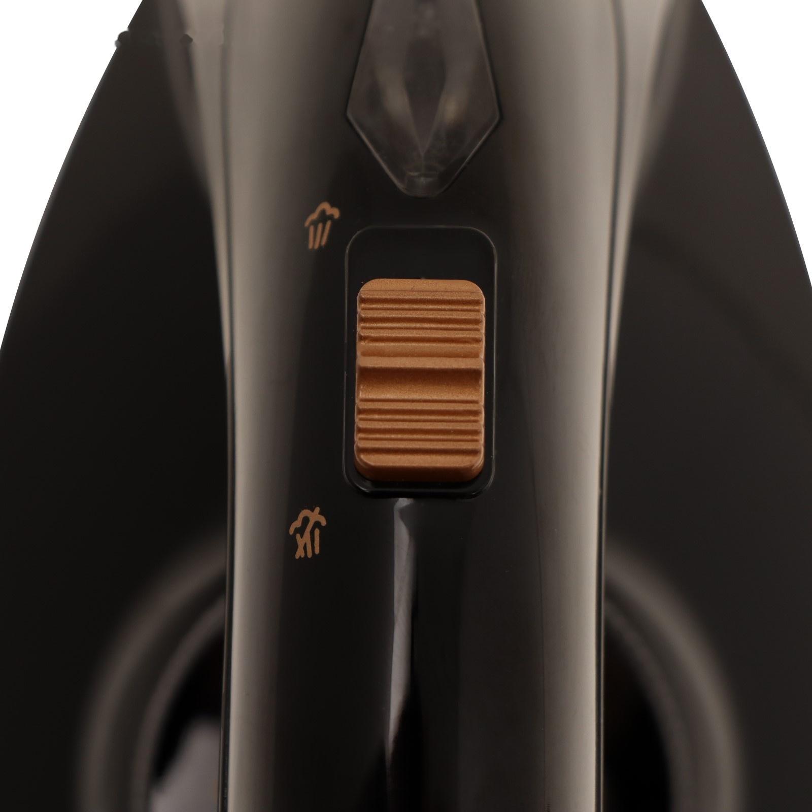 Парогенератор Sakura SA-3065CBK, 2400 Вт, керам. подошва, 1.1 л, 130г/мин, чёрно-золотой