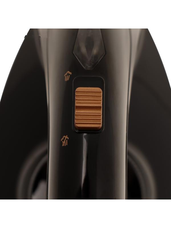 Парогенератор Sakura SA-3065CBK, 2400 Вт, керам. подошва, 1.1 л, 130г/мин, чёрно-золотой