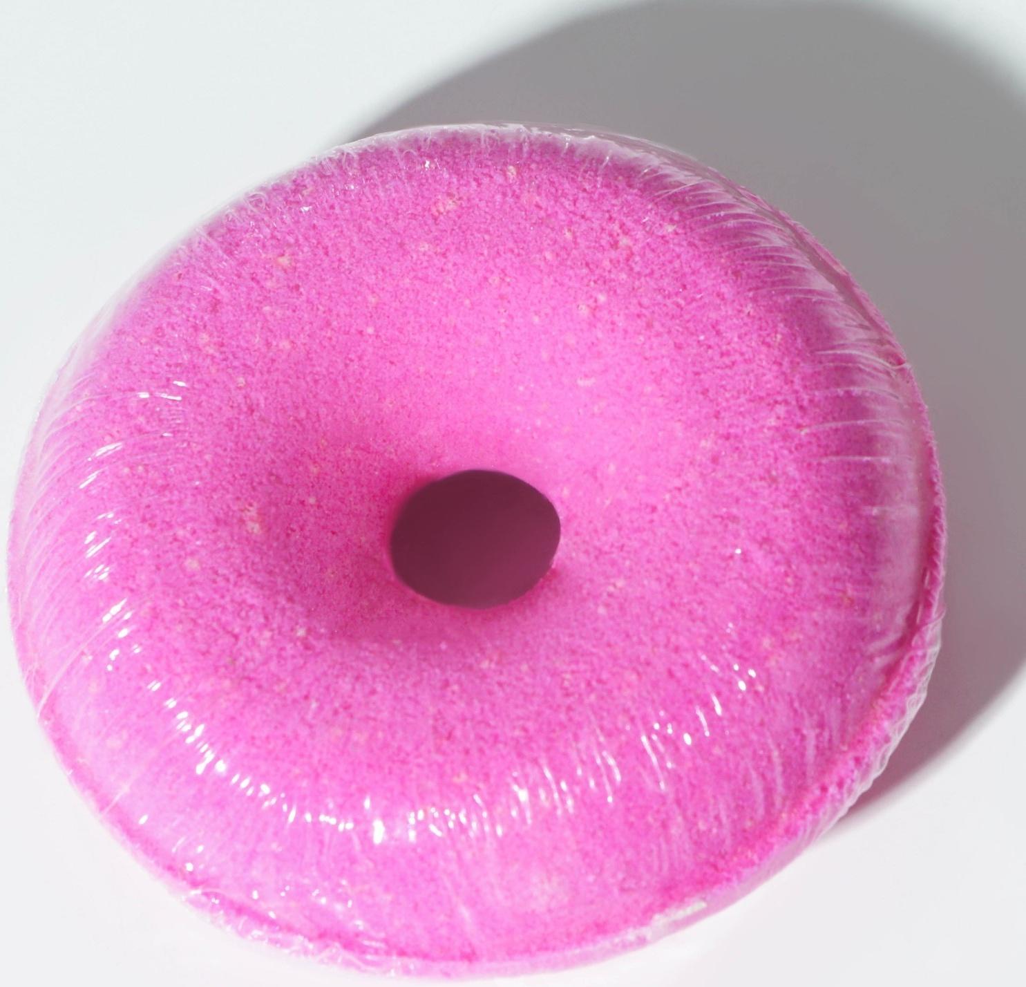 Бомбочка-пончик для ванны «Neko», аромат бабл-гам 130 г