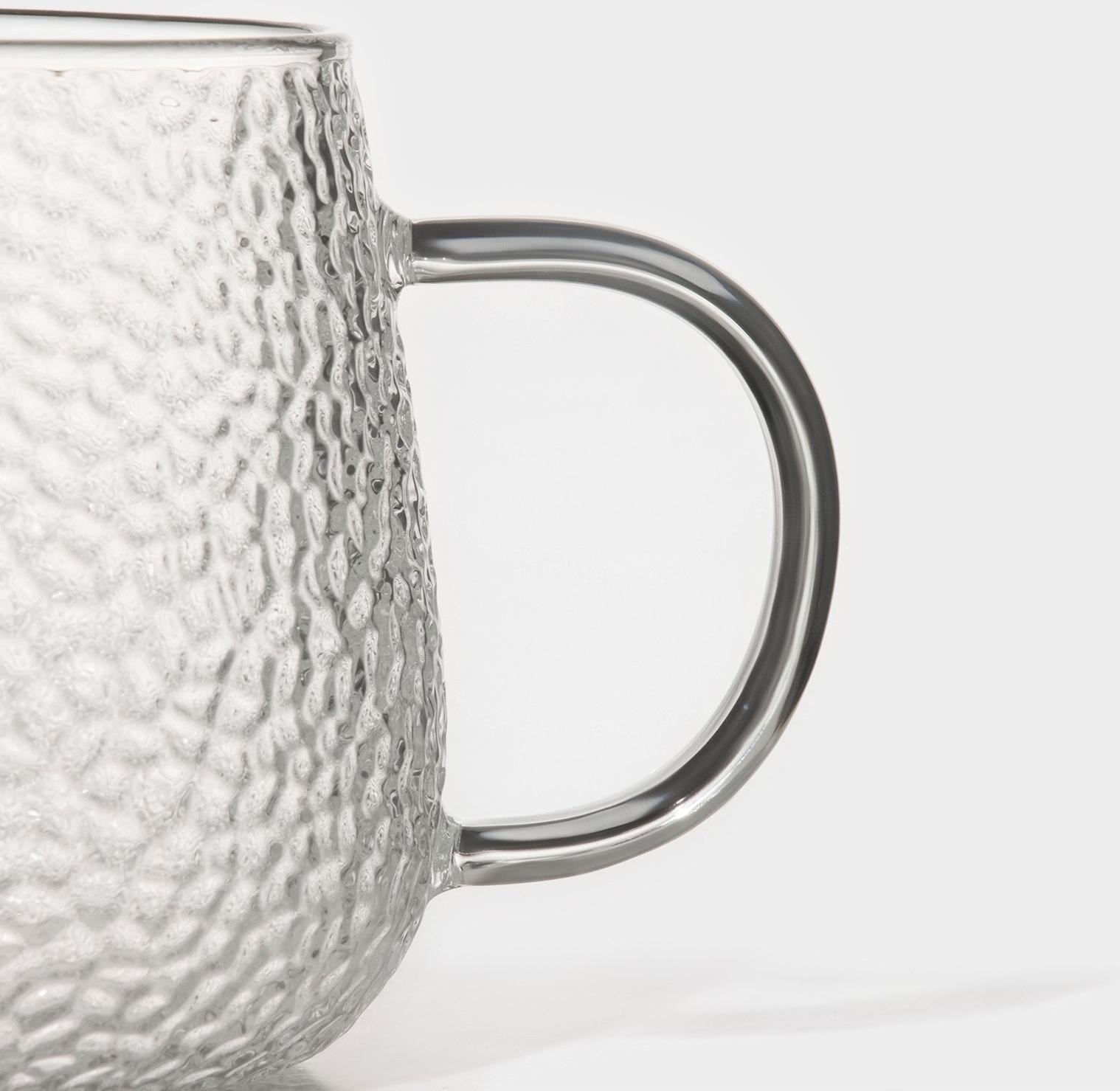 Кружка стеклянная Magistro «Сара», 380 мл, 9×12,5 см