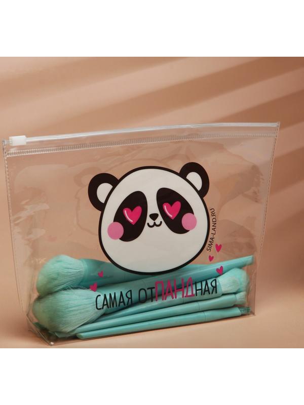 Косметичка из прозрачного PVC 21 х2 х14 см «Самая отПАНДная»