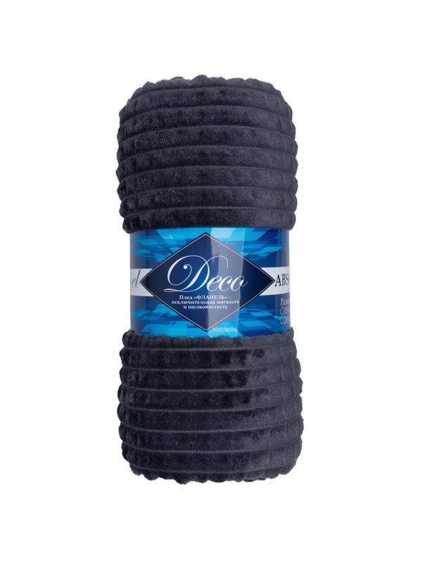 Плед Deco Кубики Фланель 150х200 см Темно-серый, 14692