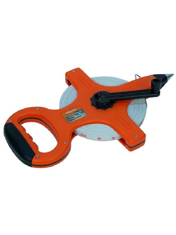 Рулетка 50 м геодез. ФИБЕРГЛАСС, ШТЫК ДЛЯ ФИКСАЦИИ, Sturm! 2010-07-GP-50