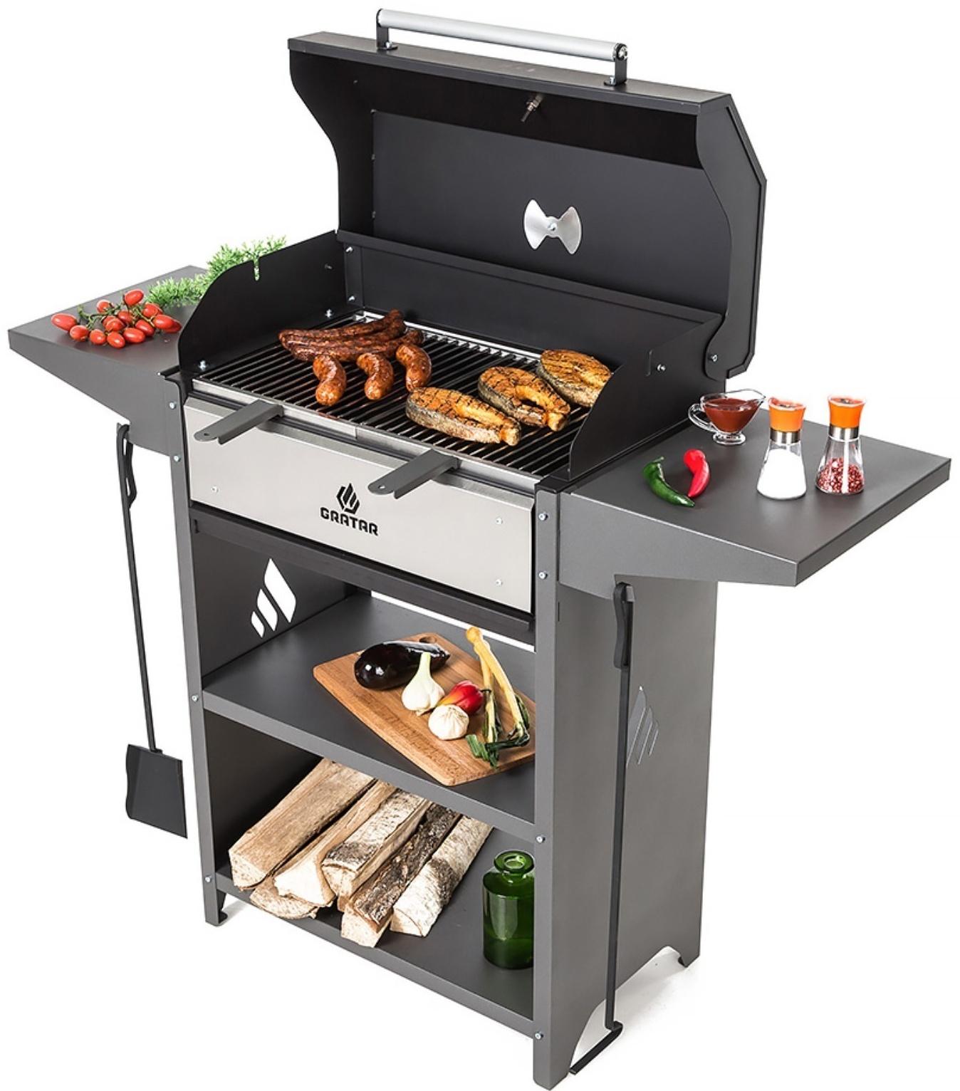 Мангал Family Optima BBQ FOB 2000, 2 мм, 133,2 х 44,1 х 111 см