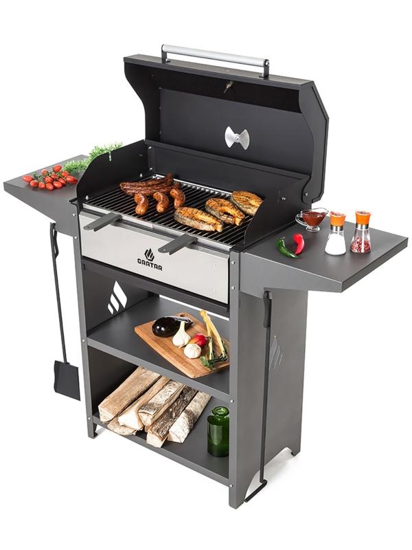 Мангал Family Optima BBQ FOB 2000, 2 мм, 133,2 х 44,1 х 111 см