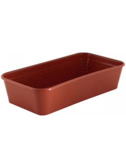 Ящик дла рассады, 48 × 24 × 7 см, коричневый