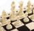 Шахматы гроссмейстерские, турнирные 43х43 см, фигуры пластик, король h-10 см, пешка h=4.5 см