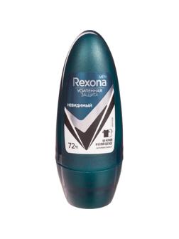 Дезодорант-антиперспирант REXONA MEN ролик невидимый на черн и бел,50 МЛ