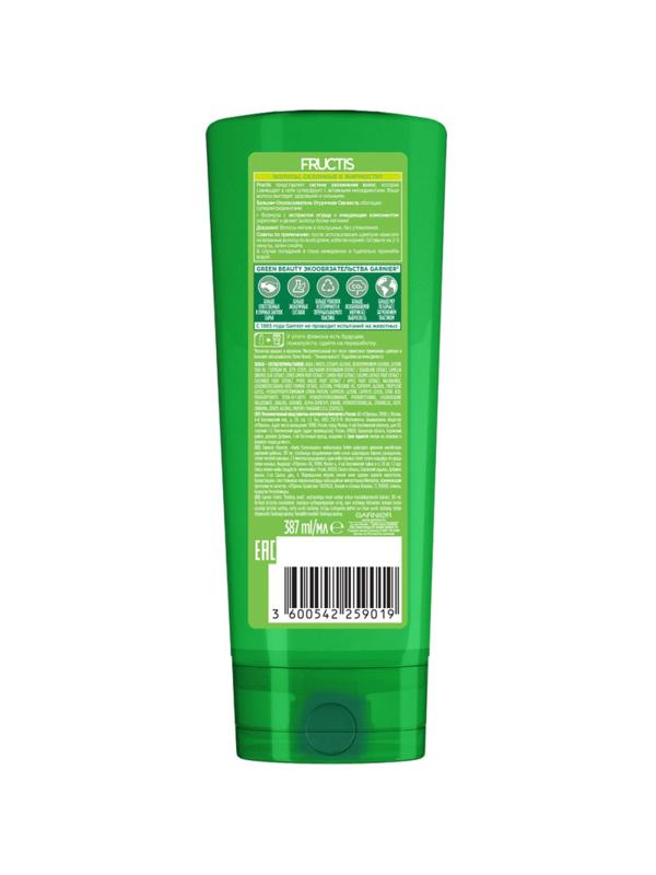 Бальзам - ополаскиватель Garnier Fructis Укреп Огур Свеж, скл к жир, 387мл