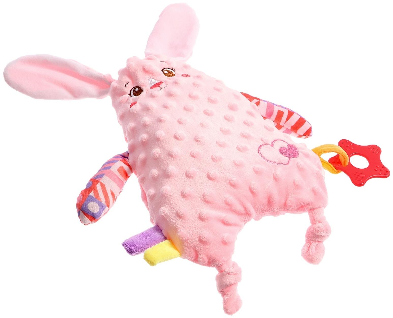 Комфортер для новородженных «Зайчик Сплюша», с прорезывателем