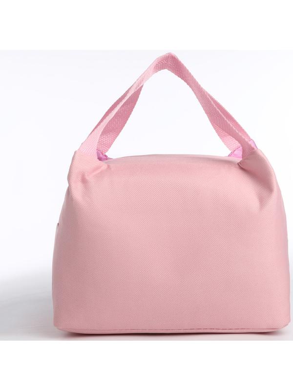 Сумка термо Киса 5,7л, 23*13*19см, отдел на молнии, розовый
