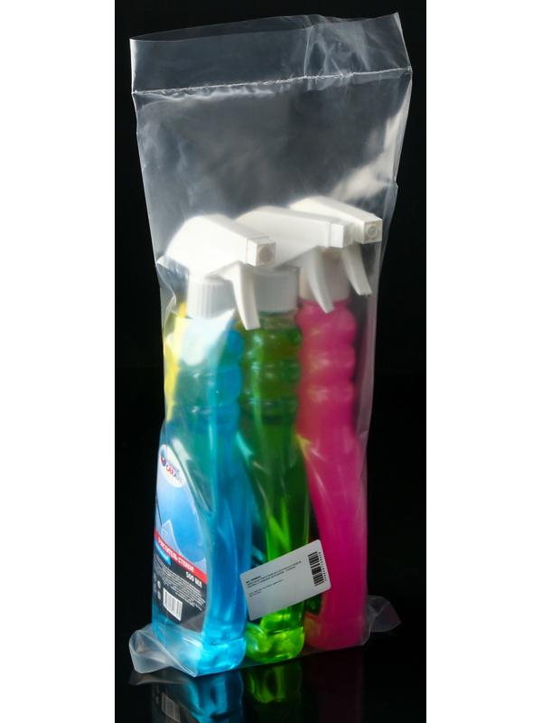 Набор химии Grand Caratt для комплексного ухода за стеклами, 3 предмета, микрофибра