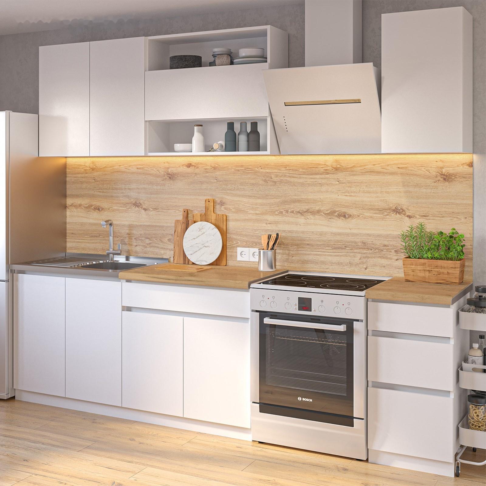 Шкаф напольный Зара 1 ящик 1 ств 600х600х850 белый