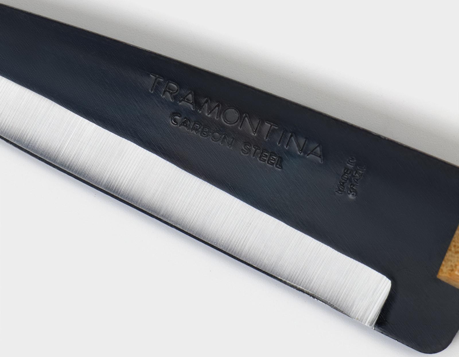 Нож кухонный поварской TRAMONTINA Carbon поварской, лезвие 12,5 см
