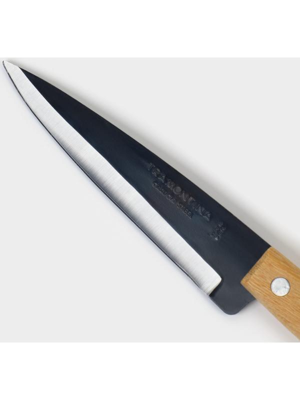 Нож кухонный поварской TRAMONTINA Carbon поварской, лезвие 12,5 см