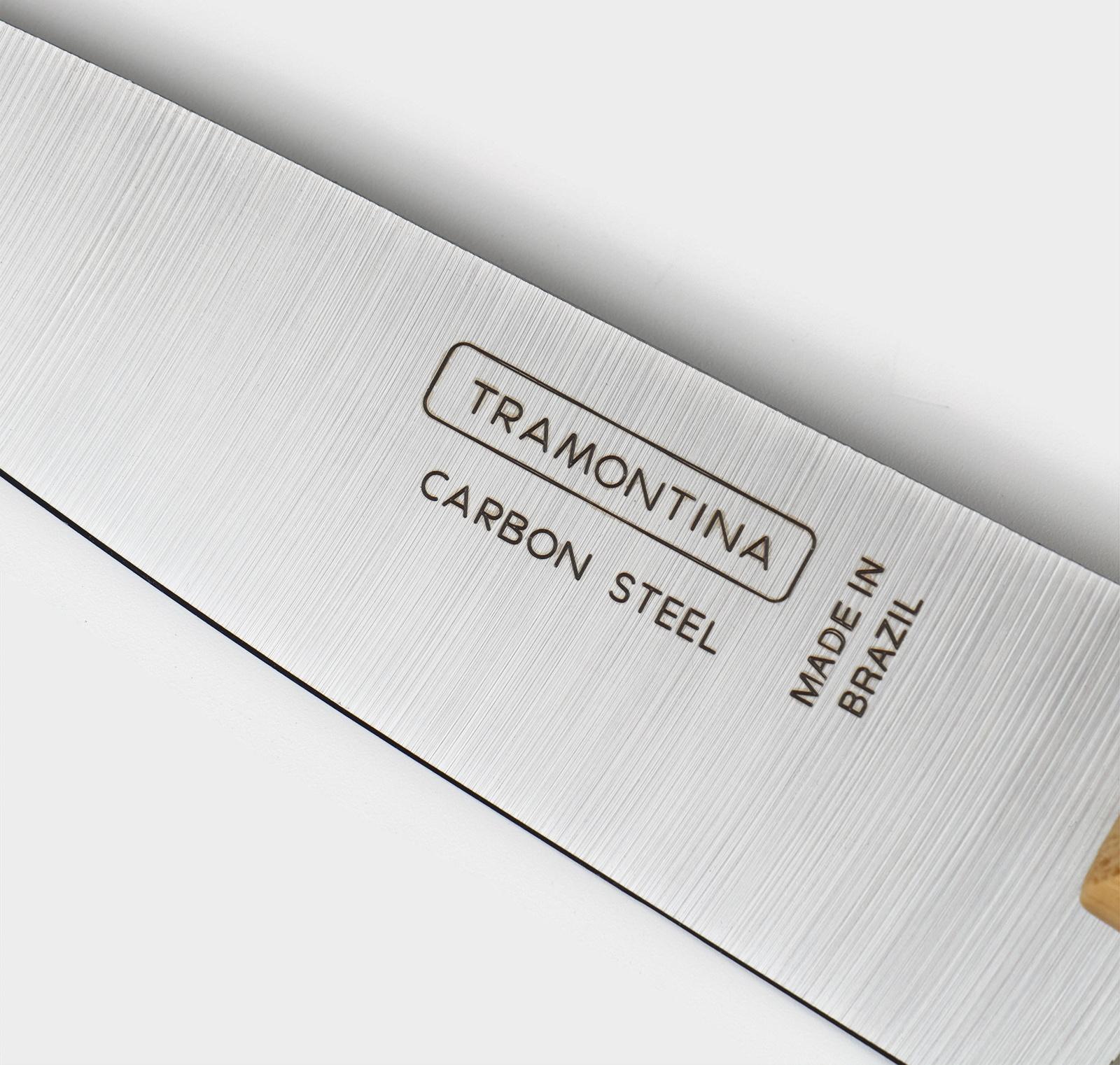 Нож кухонный поварской TRAMONTINA Carbon, лезвие 15 см