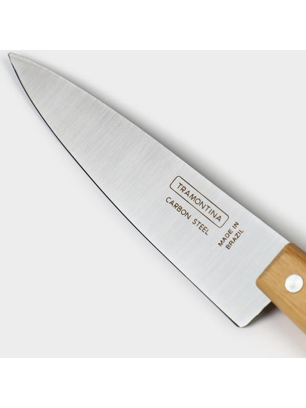 Нож кухонный поварской TRAMONTINA Carbon, лезвие 15 см