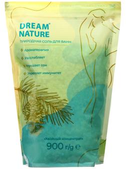 Соль для ванн с пеной Dream Nature хвойный концентрат, 900 г