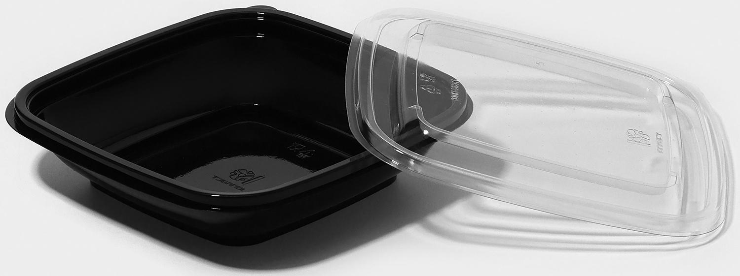 Крышка одноразовая, ЮПК-1616, 16×16×1,38 см, прозрачная, 50 шт/уп