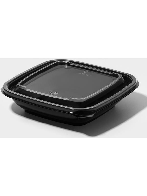 Крышка одноразовая, ЮПК-1616, 16×16×1,38 см, прозрачная, 50 шт/уп