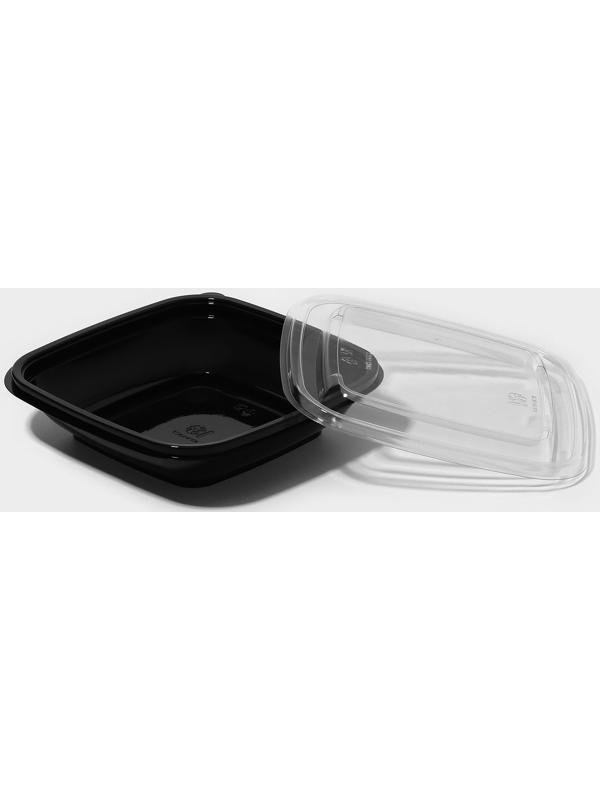 Крышка одноразовая, ЮПК-1616, 16×16×1,38 см, прозрачная, 50 шт/уп