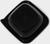 Контейнер одноразовый, ЮПК-1212, 375 мл, 12,6×12,6×5,1 см, чёрный, 50 шт/уп