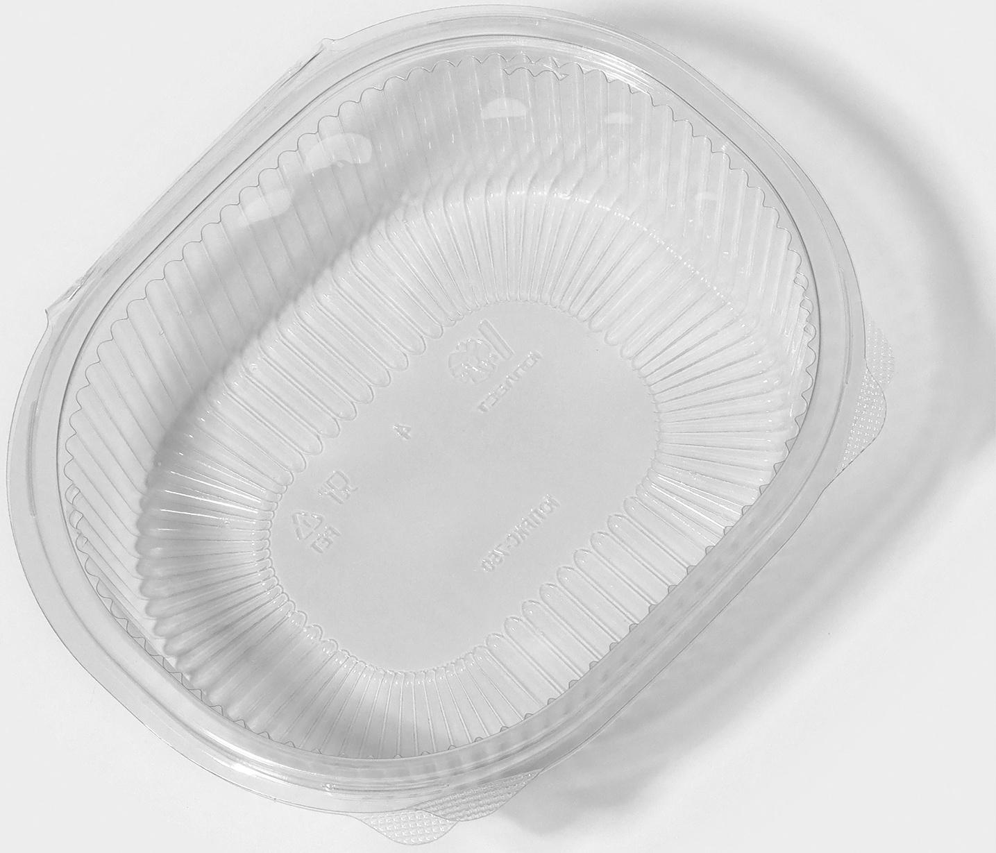 Контейнер одноразовый с неразъёмной крышкой, РКС-750, 750 мл, 17,6×14,7×6,4 см, 420 шт/уп