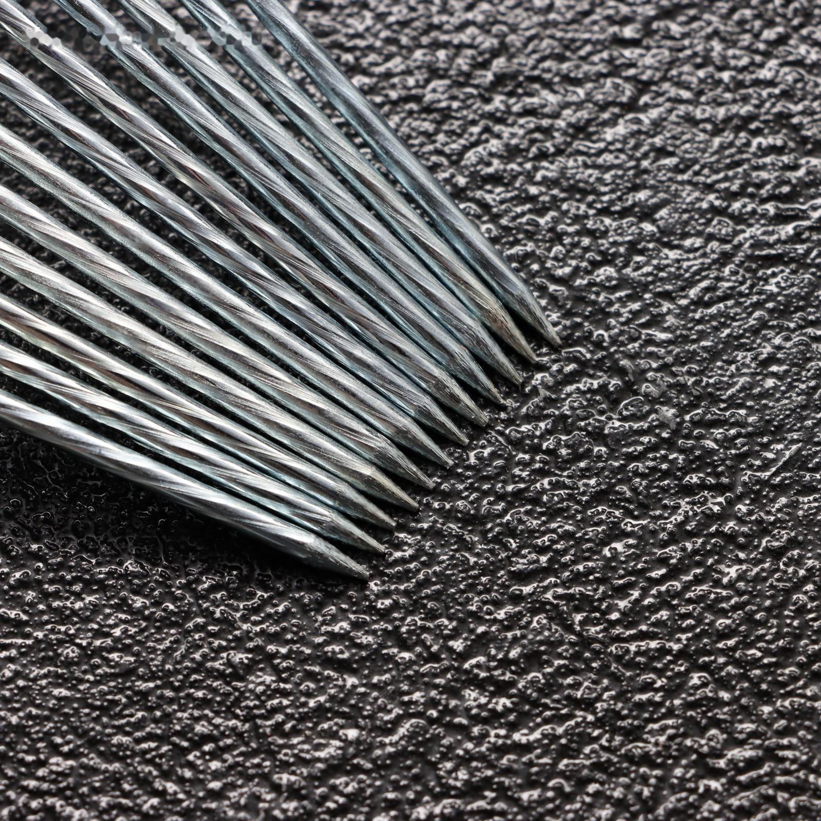 Набор шампуров-спиц 12 шт, с ножом, рабочая часть - 21 см, ширина - 2 мм, толщина - 2 мм