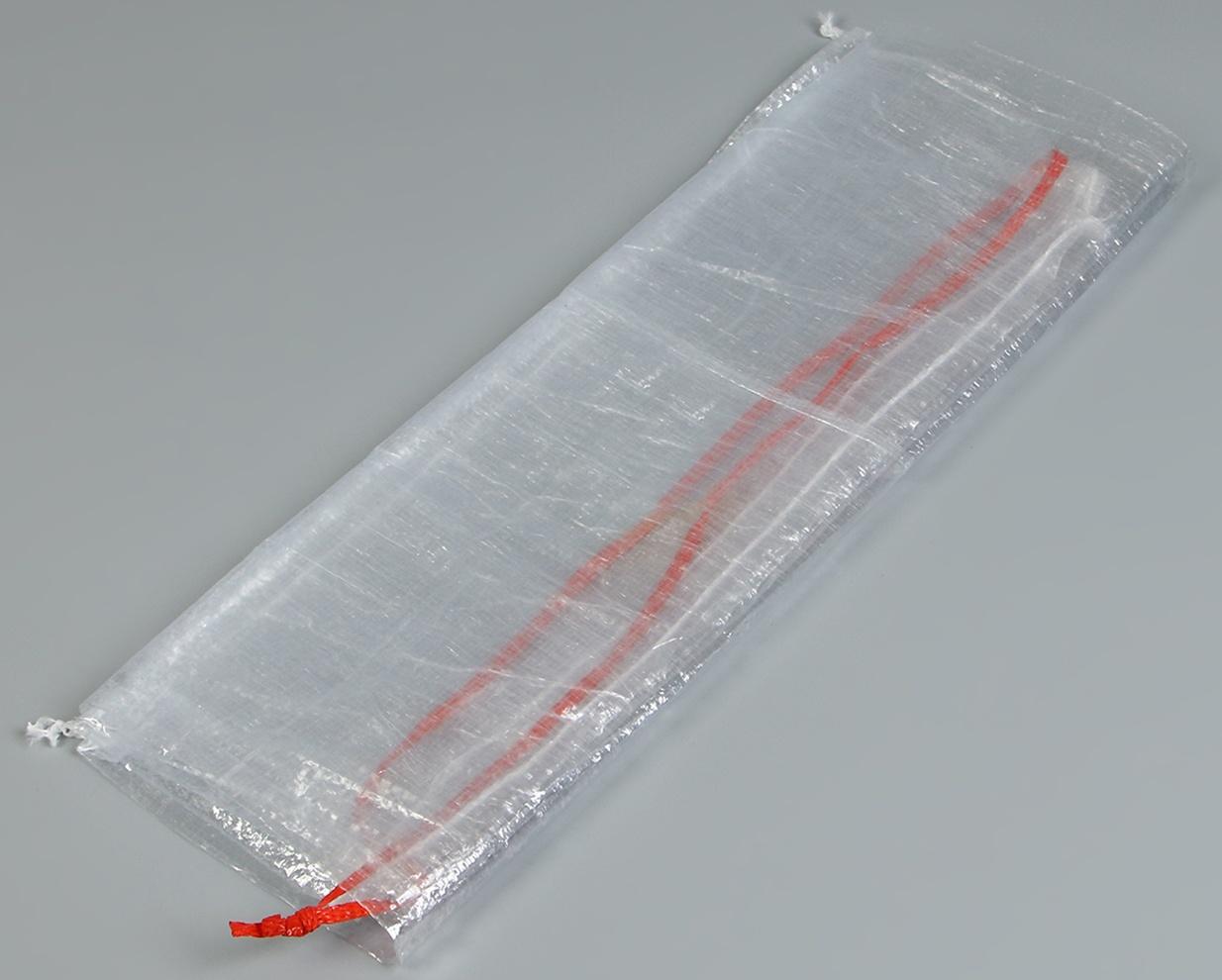 Мешок полипропиленовый, 50 × 90 см, на 50 кг, прозрачный, с завязками