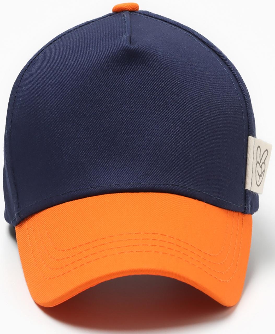Кепка детская KAFTAN р.52-54 синий/оранжевый