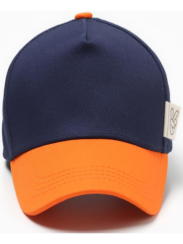 Кепка детская KAFTAN р.52-54 синий/оранжевый