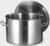 Кастрюля 15л, толщина 0,8мм, дно ТРС  , 201 сталь, с крышкой, индукция, d=30 см, h=20 см