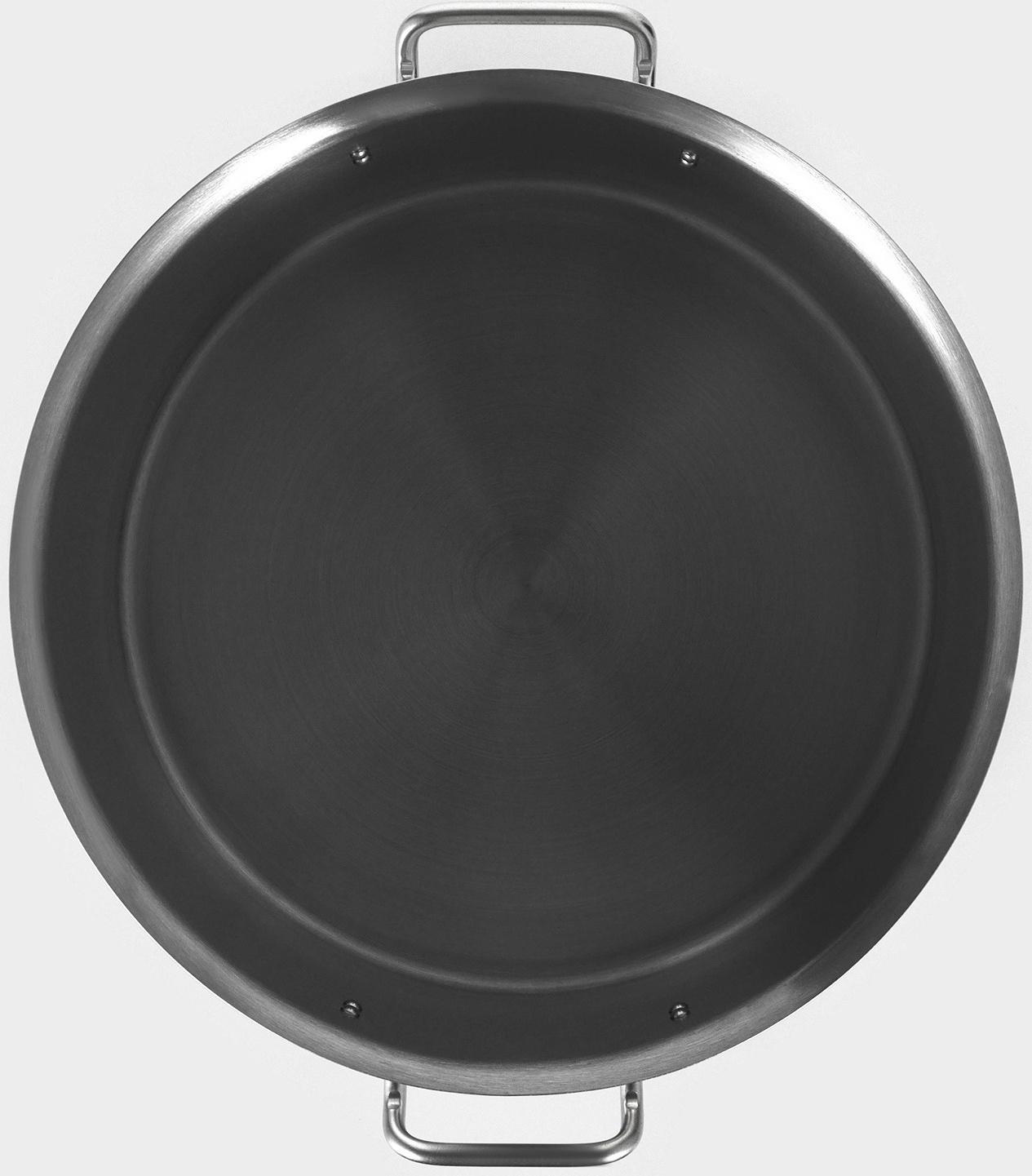 Кастрюля 19л, толщина 0,8мм, дно ТРС  , 201 сталь, с крышкой, индукция, d=32 см, h=22 см