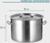 Кастрюля 19л, толщина 0,8мм, дно ТРС  , 201 сталь, с крышкой, индукция, d=32 см, h=22 см
