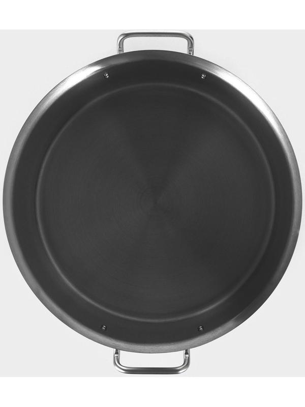 Кастрюля 19л, толщина 0,8мм, дно ТРС  , 201 сталь, с крышкой, индукция, d=32 см, h=22 см