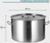 Кастрюля 35л, толщина 1 мм, дно ТРС  , 201 сталь, с крышкой, индукция, d=40 см, h=26 см