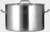 Кастрюля 35л, толщина 1 мм, дно ТРС  , 201 сталь, с крышкой, индукция, d=40 см, h=26 см
