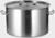 Кастрюля 47л, толщина 1 мм, дно ТРС   , 201 сталь, с крышкой,индукция, d=45 см, h=28 см