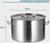 Кастрюля 47л, толщина 1 мм, дно ТРС   , 201 сталь, с крышкой,индукция, d=45 см, h=28 см