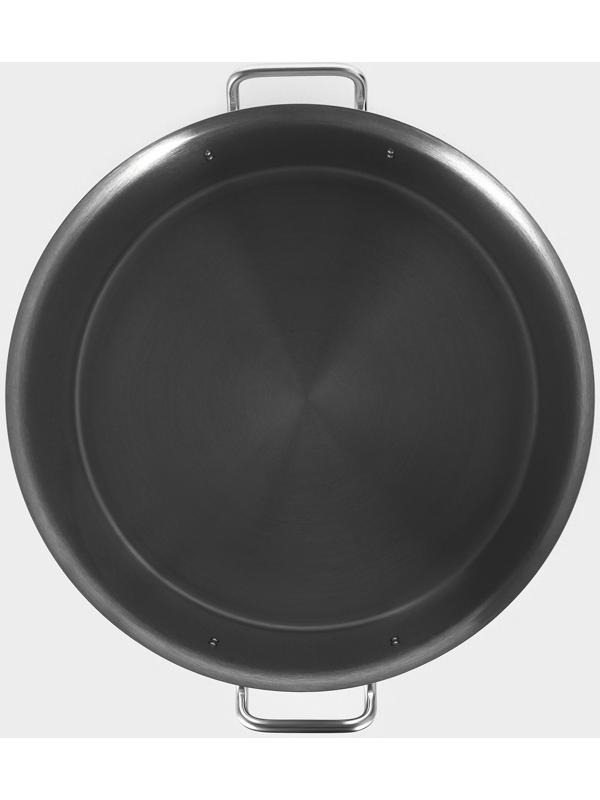 Кастрюля 47л, толщина 1 мм, дно ТРС   , 201 сталь, с крышкой,индукция, d=45 см, h=28 см