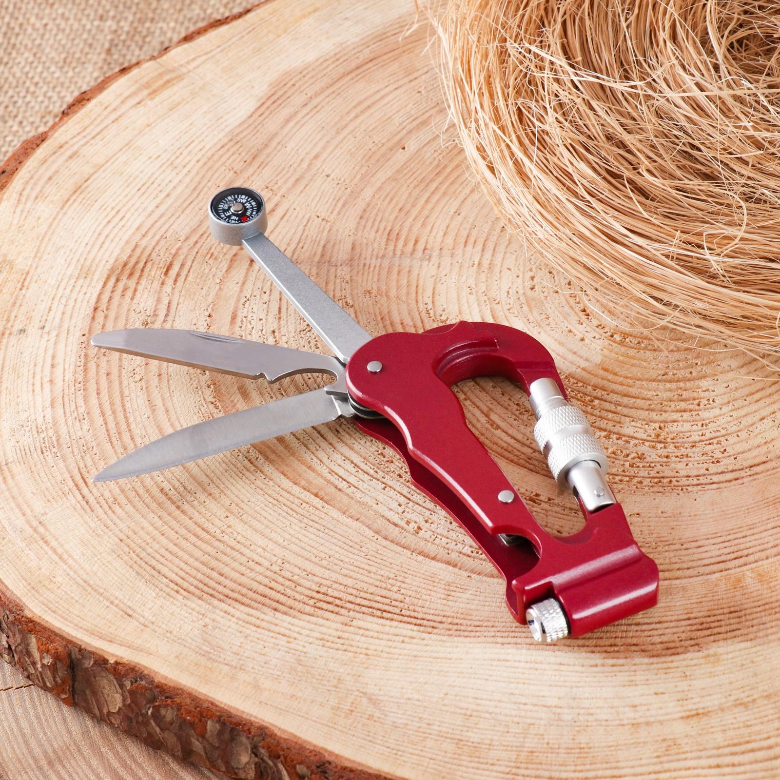 Нож складной 3в1 